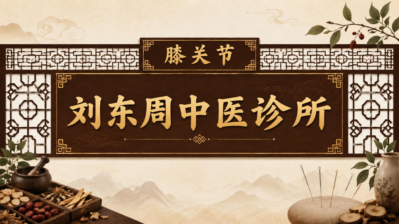 刘东周中医诊所品牌门头